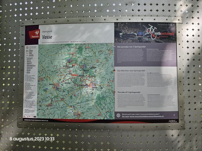 MTB route map